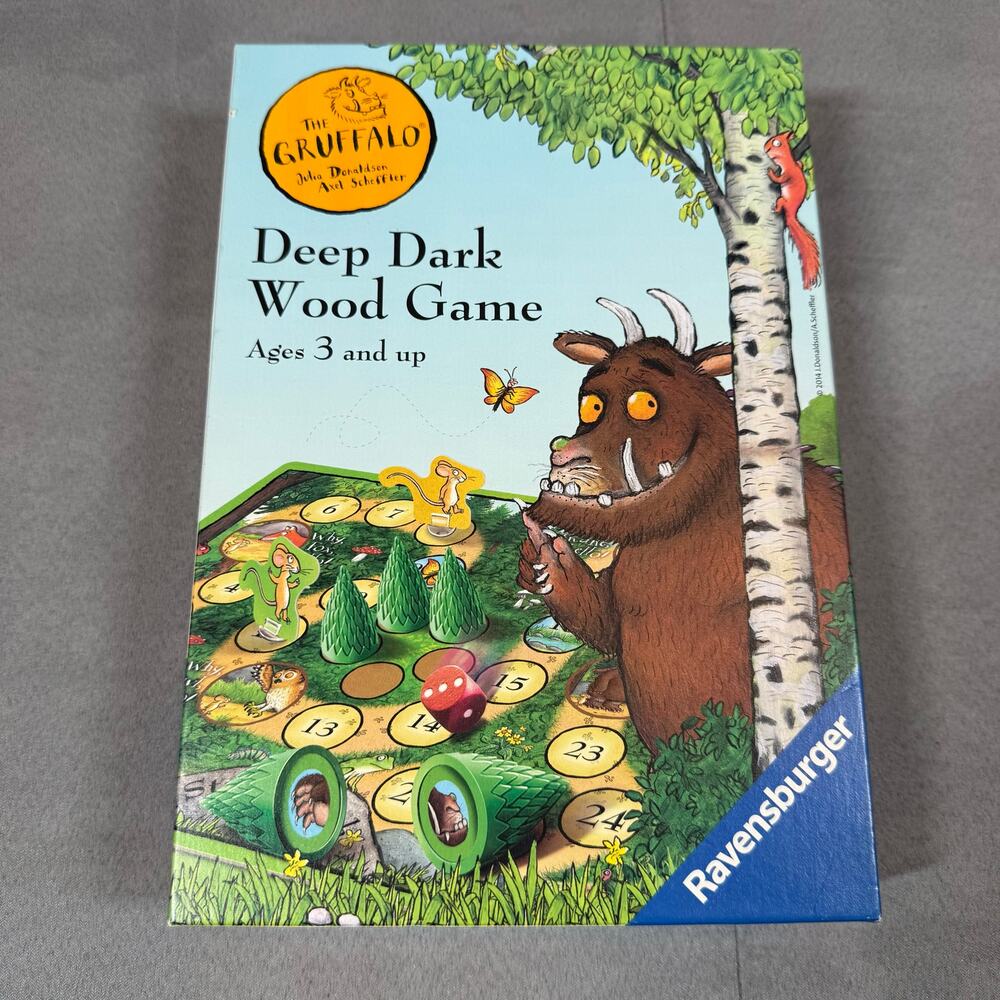 The Gruffalo Deep Dark Wood Board Game Ravensburger COMPLETE 222780